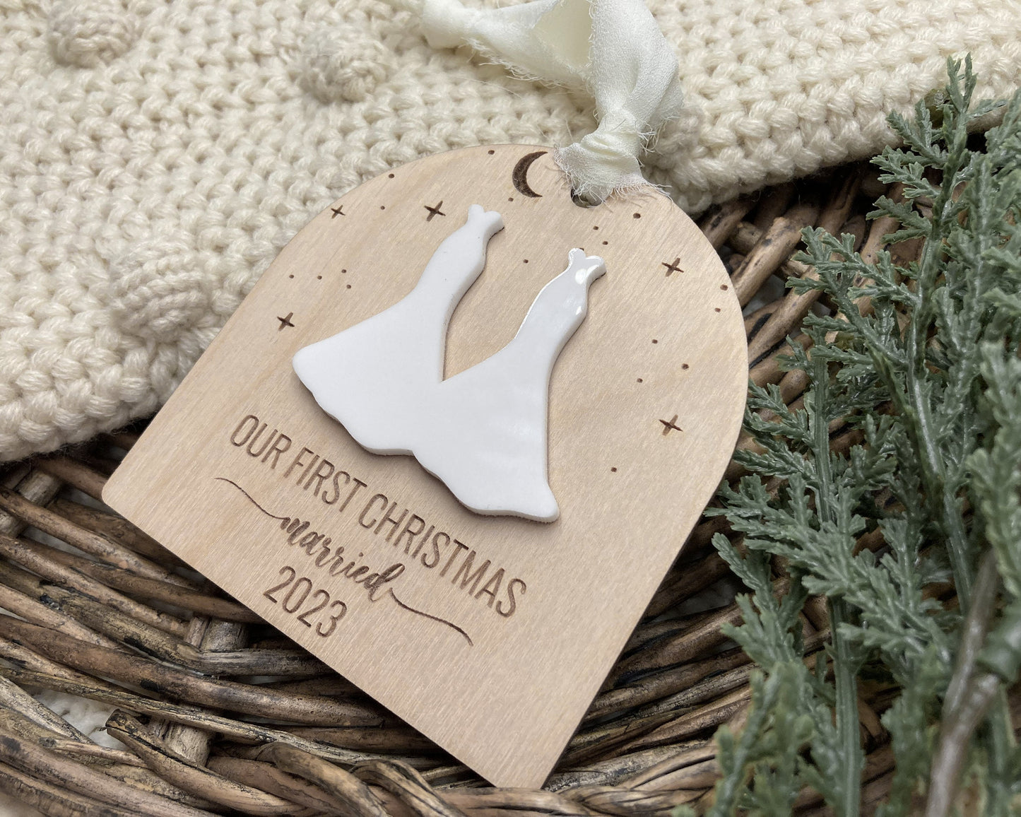 Our First Christmas Married Ornament