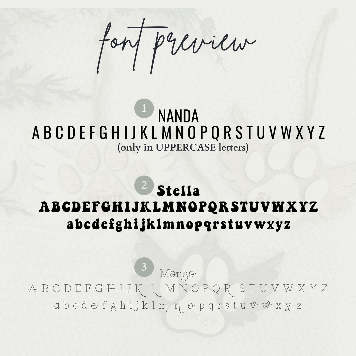 Personalized Pet Memorial Christmas Ornament