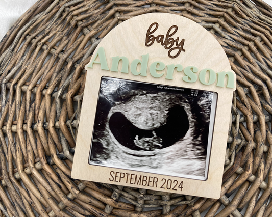 Personalized Magnetic Ultrasound Picture Frame