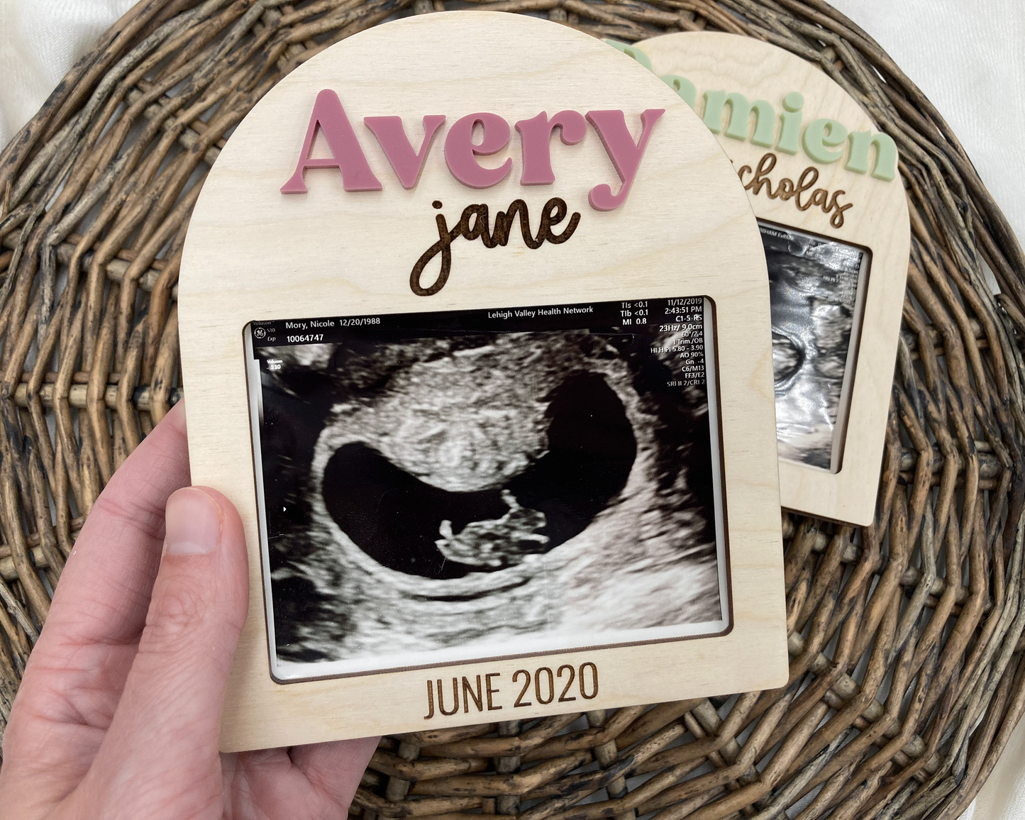 Personalized Magnetic Ultrasound Picture Frame