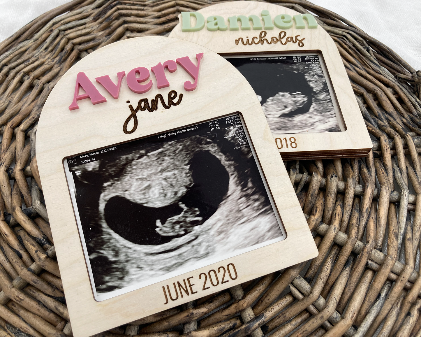 Personalized Magnetic Ultrasound Picture Frame