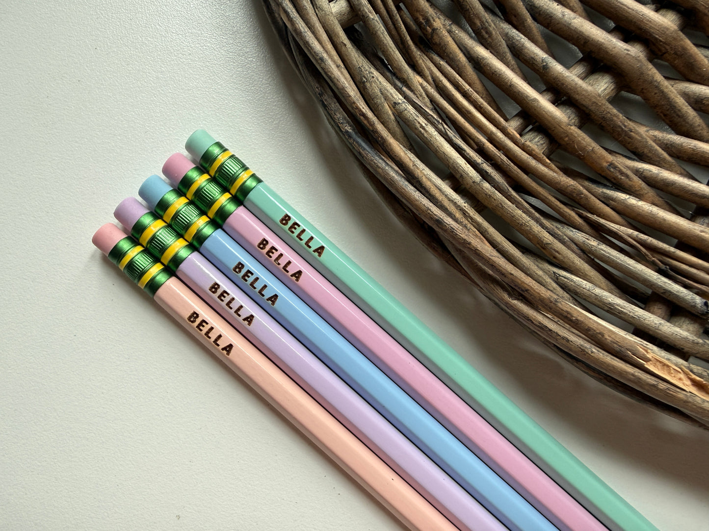Personalized Engraved #2 Ticonderoga Pencils