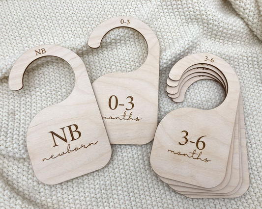 Minimal Baby Closet Dividers