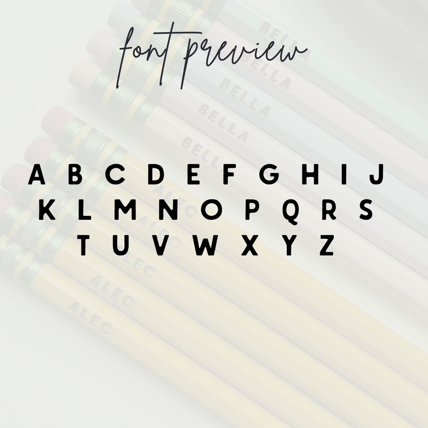 Personalized Engraved #2 Ticonderoga Pencils