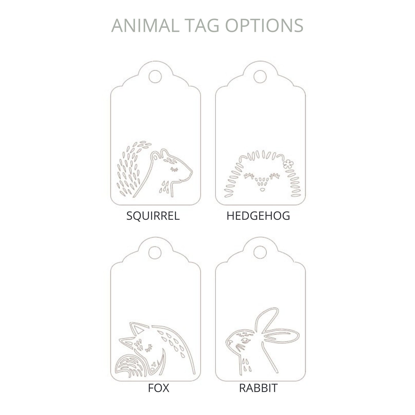 Personalized Easter Bunny Basket Name Tag