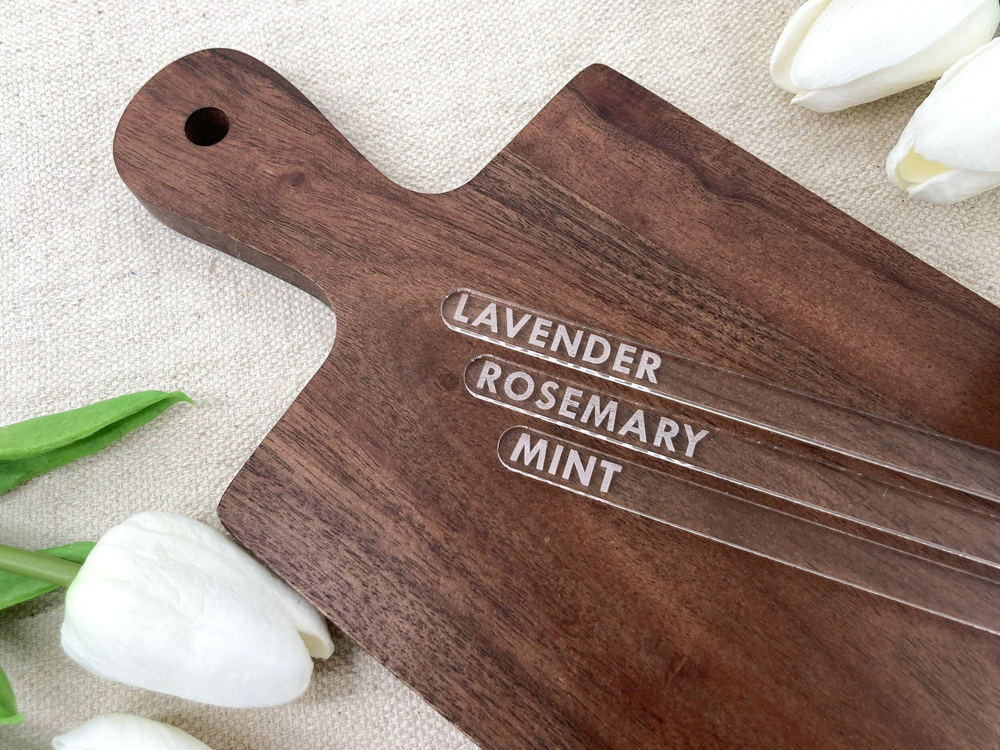 Custom Engraved Acrylic Plant Marker