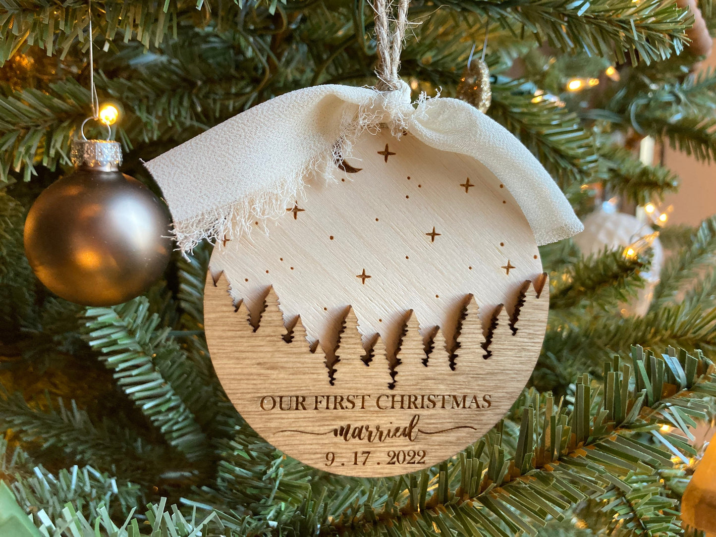 Our First Christmas Married Ornament