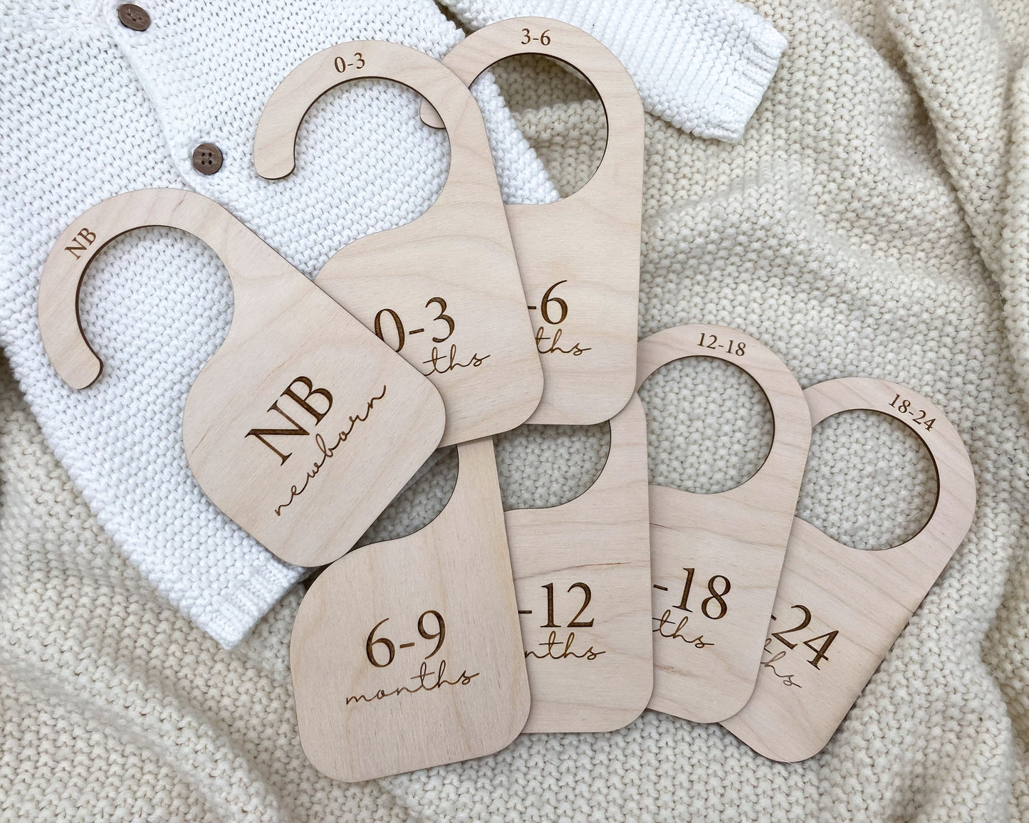 Baby Minimal Nursery Closet Dividers