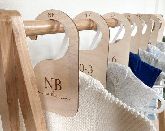 Baby Minimal Nursery Closet Dividers