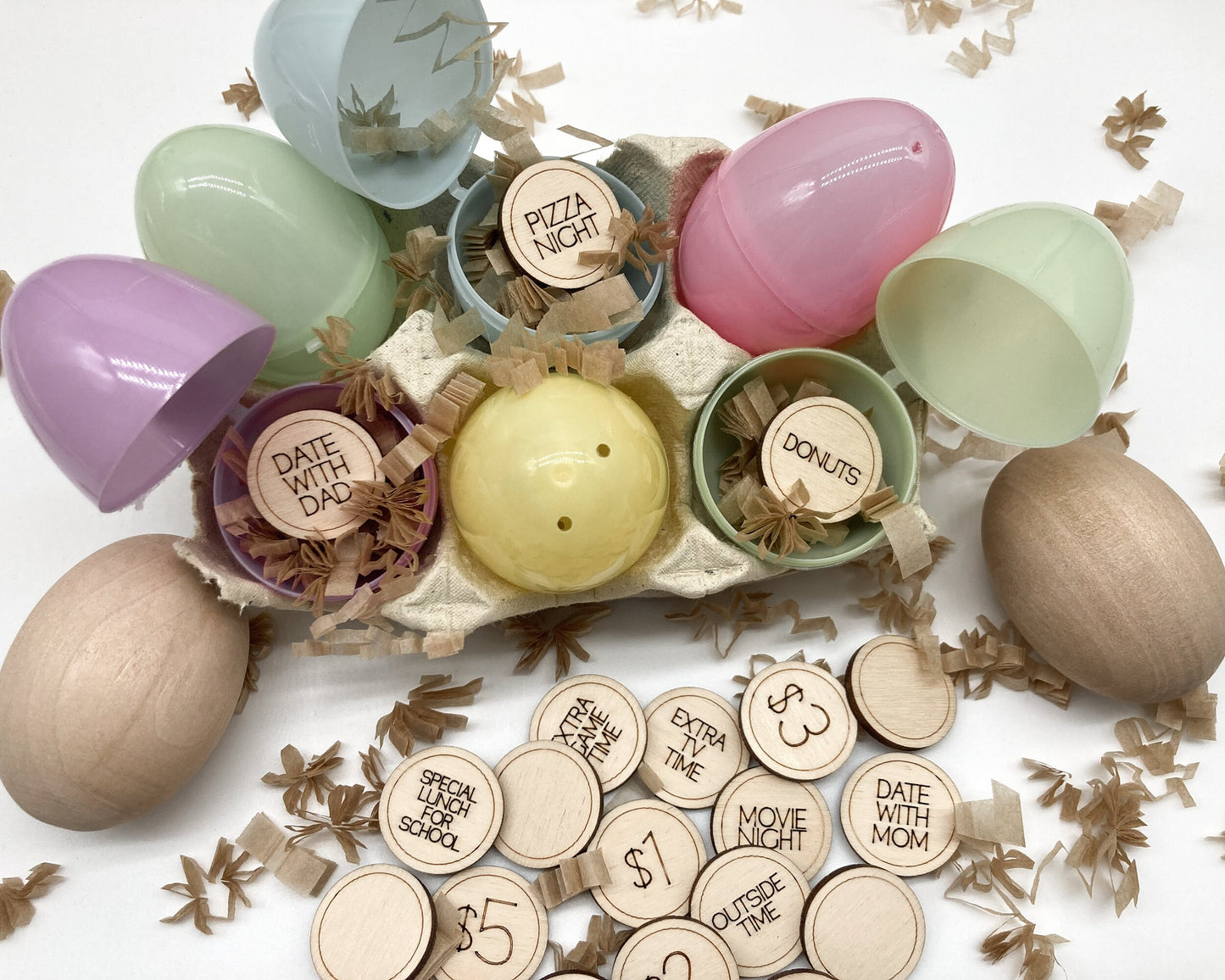20 Redeemable Easter Bunny Basket Tokens