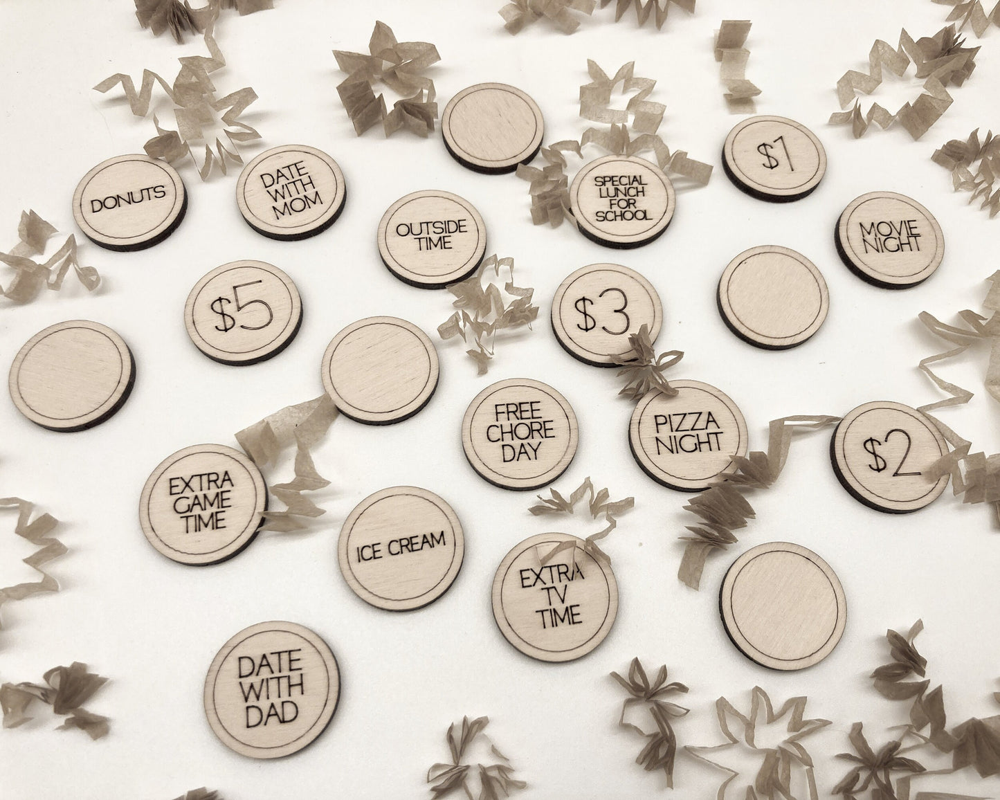 20 Redeemable Easter Bunny Basket Tokens