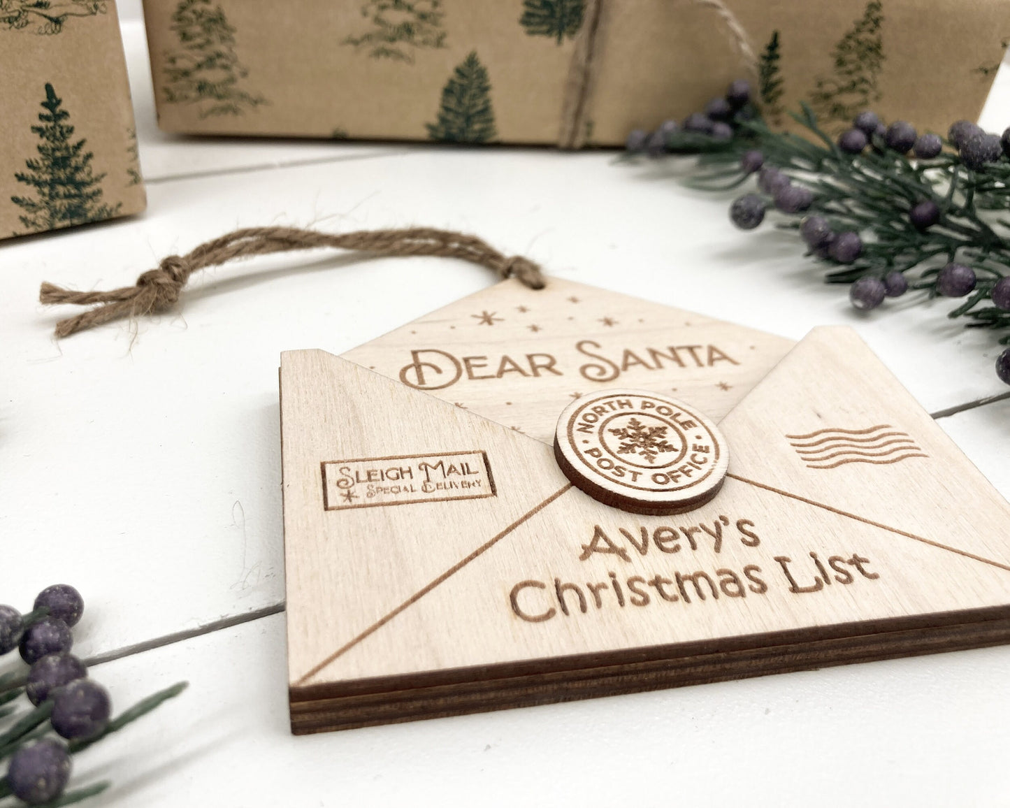 Personalized Letter to Santa Ornament