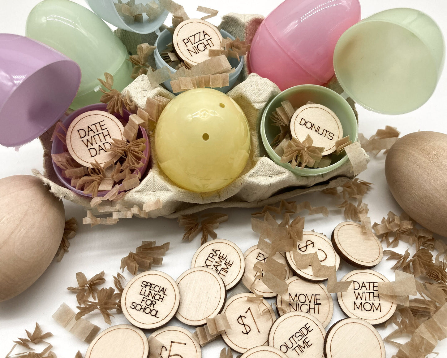 20 Redeemable Easter Bunny Basket Tokens