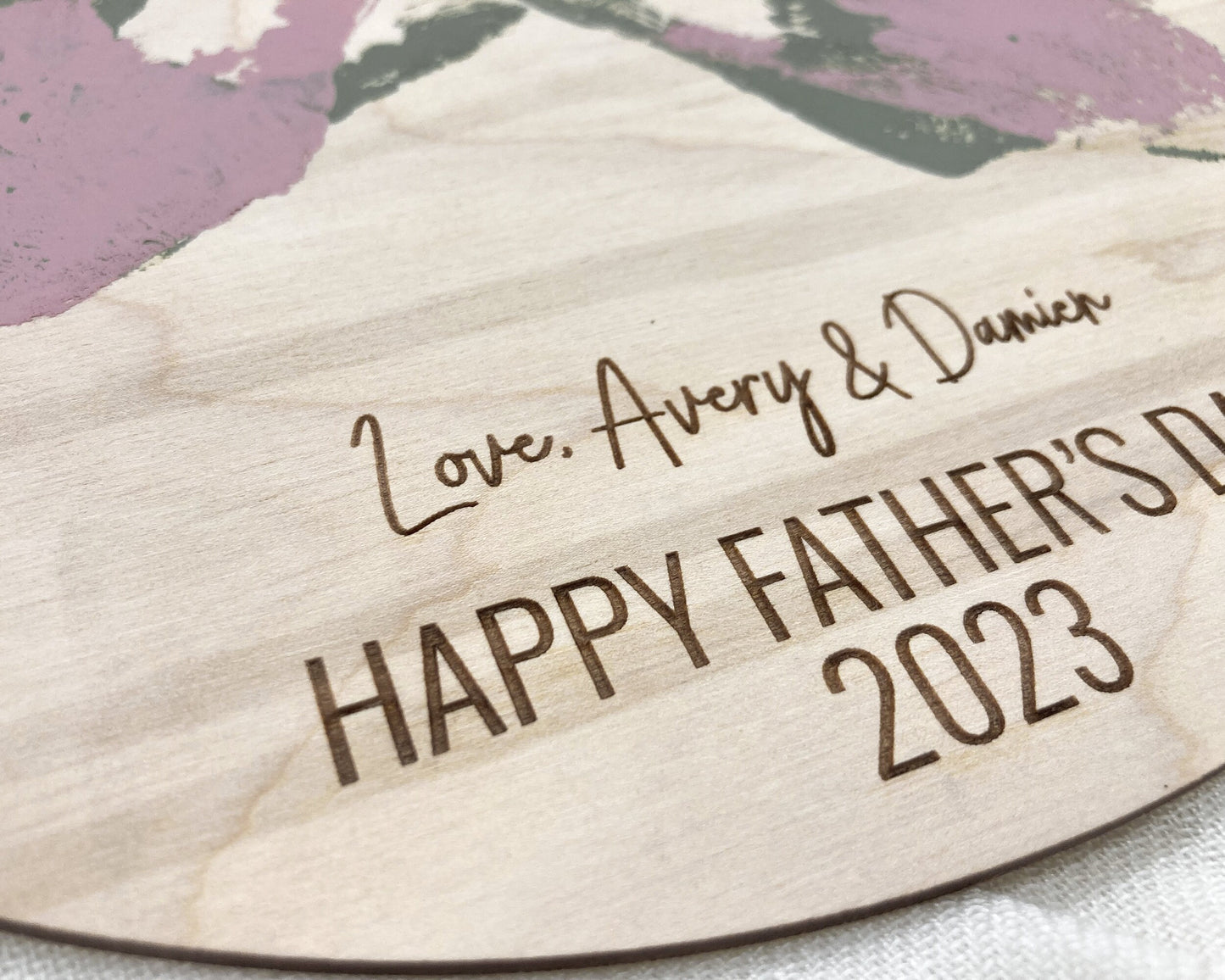DIY Father's Day Handprint Sign