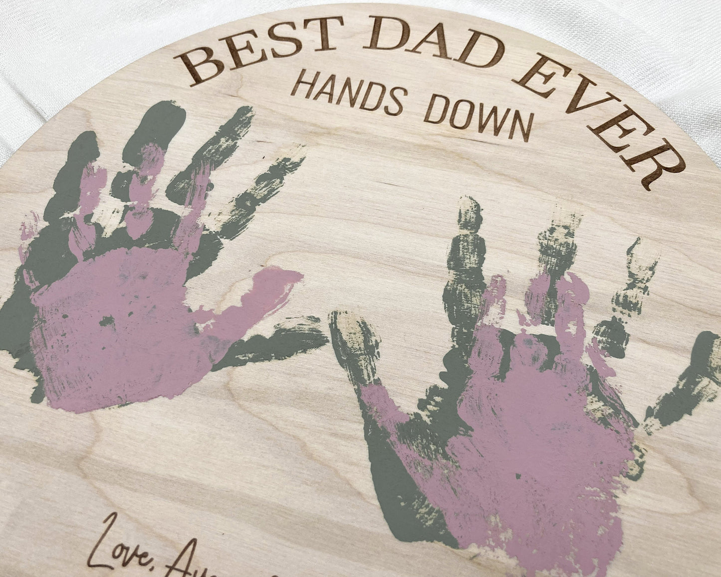 DIY Father's Day Handprint Sign