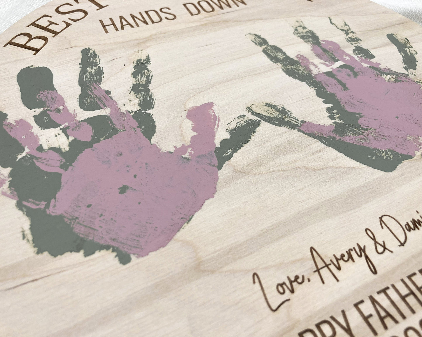 DIY Father's Day Handprint Sign