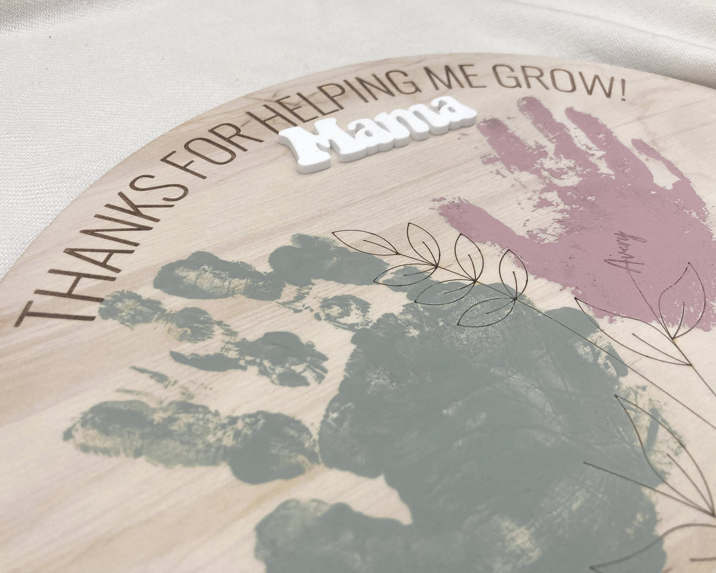 DIY Mother's Day Handprint Sign Craft