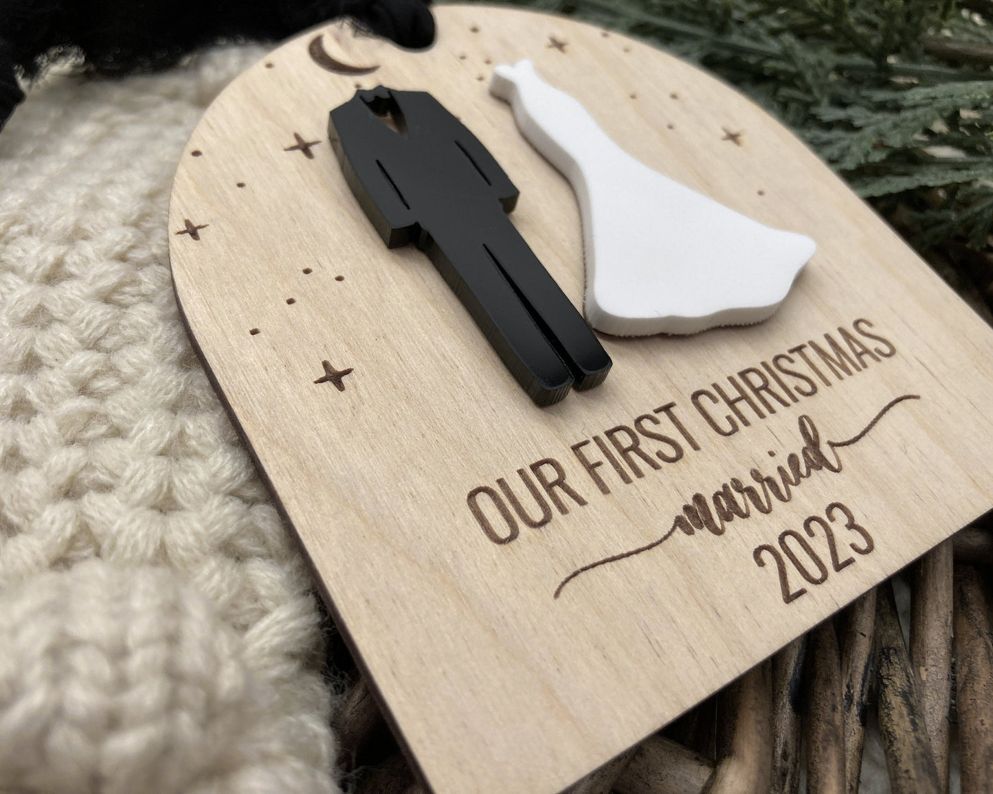 Our First Christmas Married Ornament