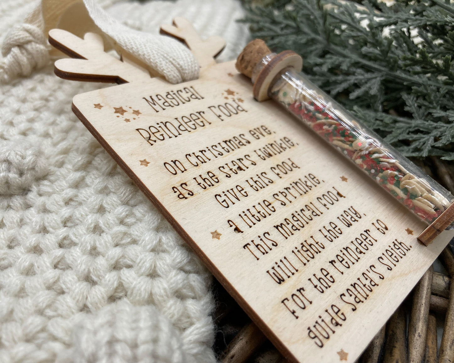 Magical Reindeer Food Ornament