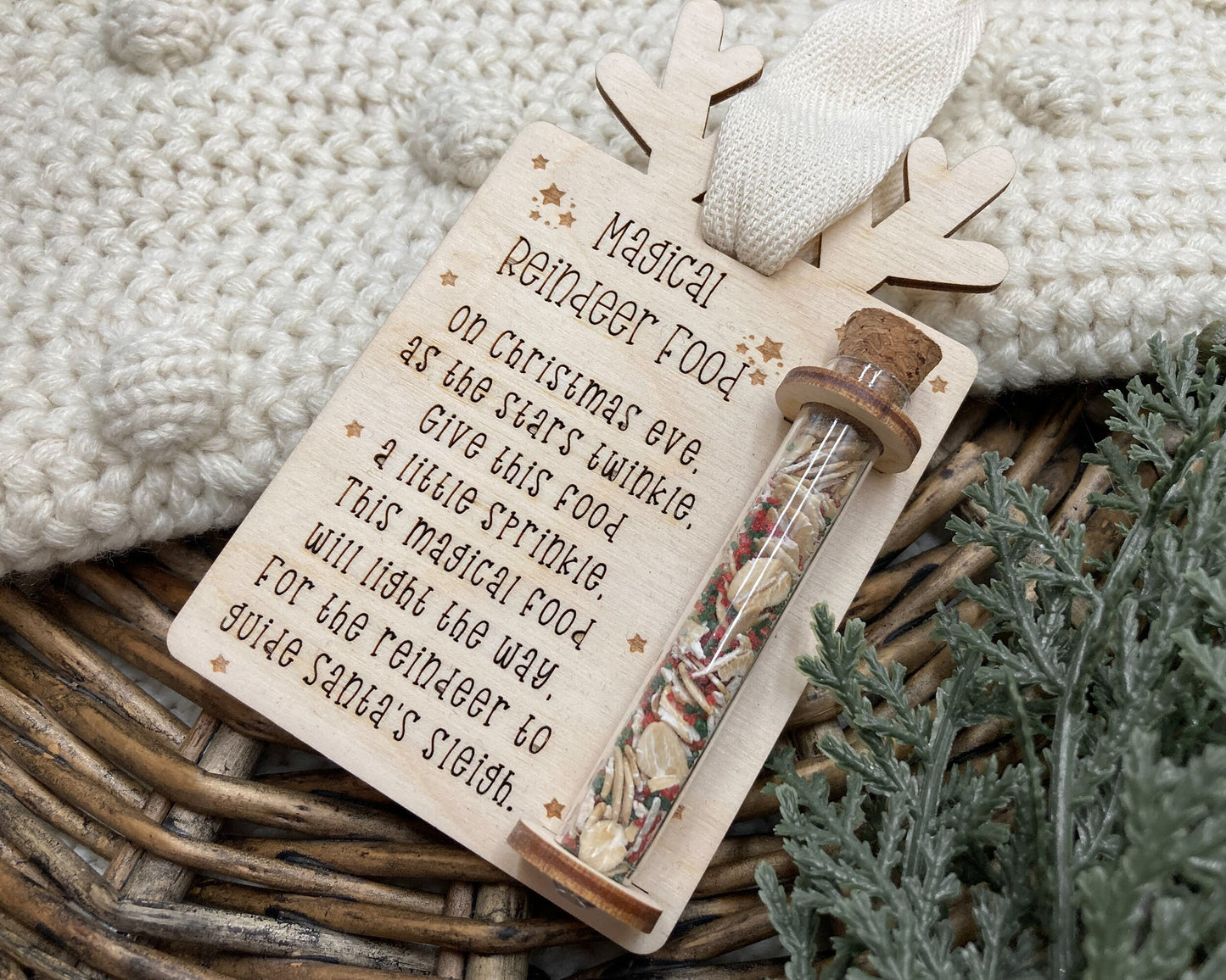 Magical Reindeer Food Ornament