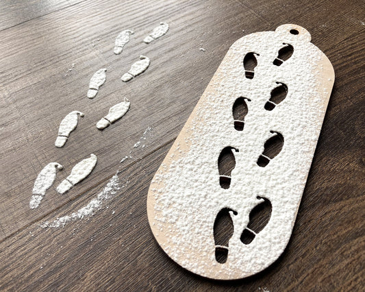 Elf Footprint Stencil