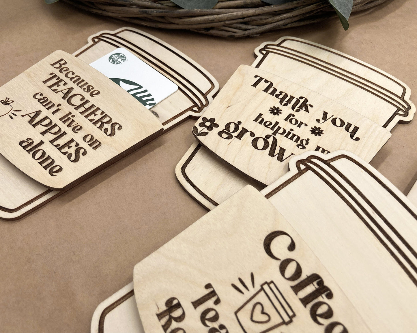 Teacher Appreciation Gift Card Holder