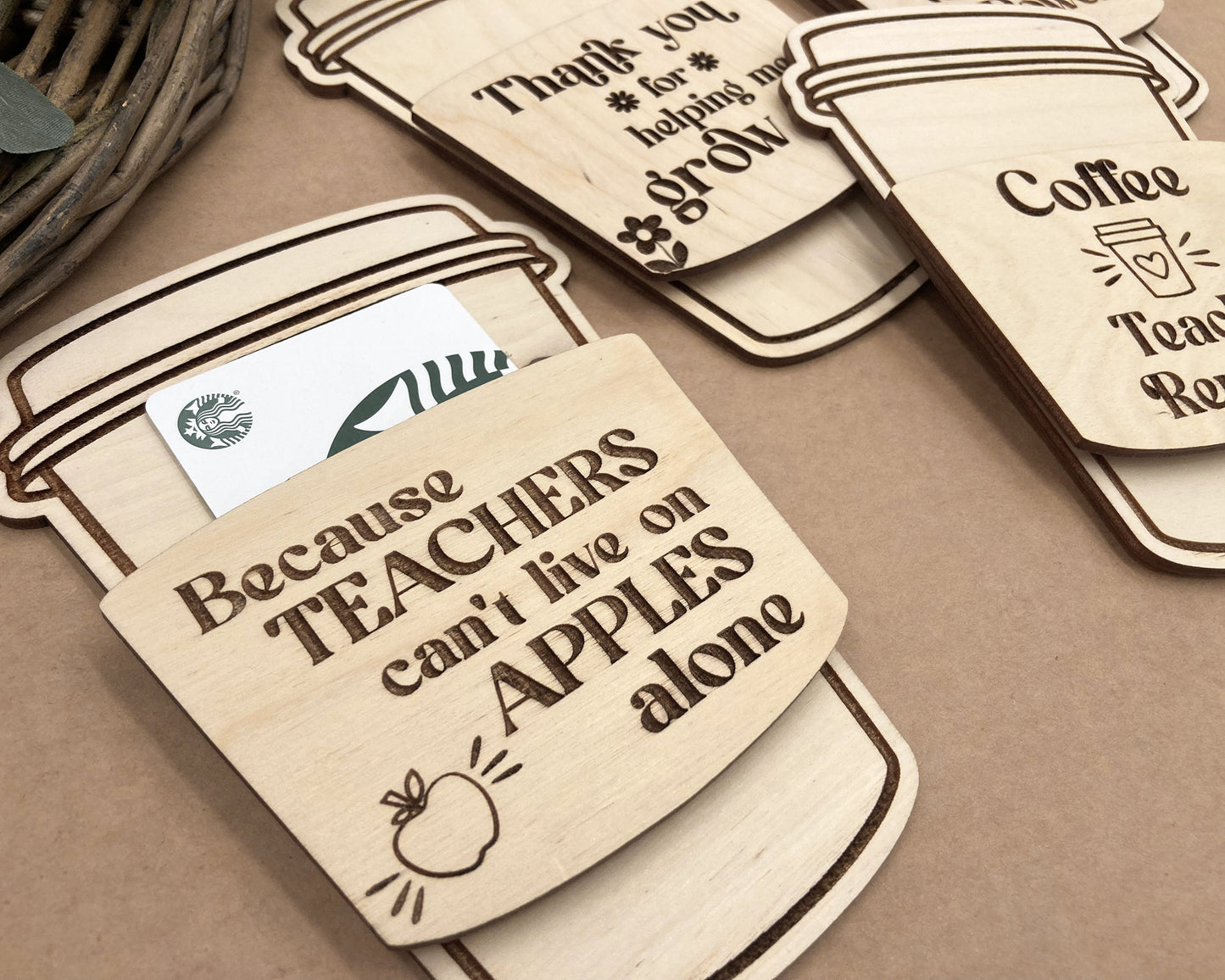Teacher Appreciation Gift Card Holder