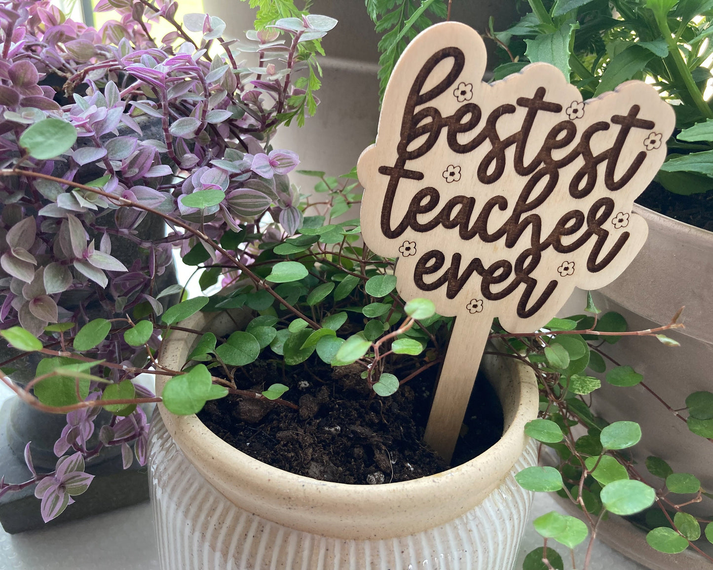 Personalized Teacher Bouquet Stick