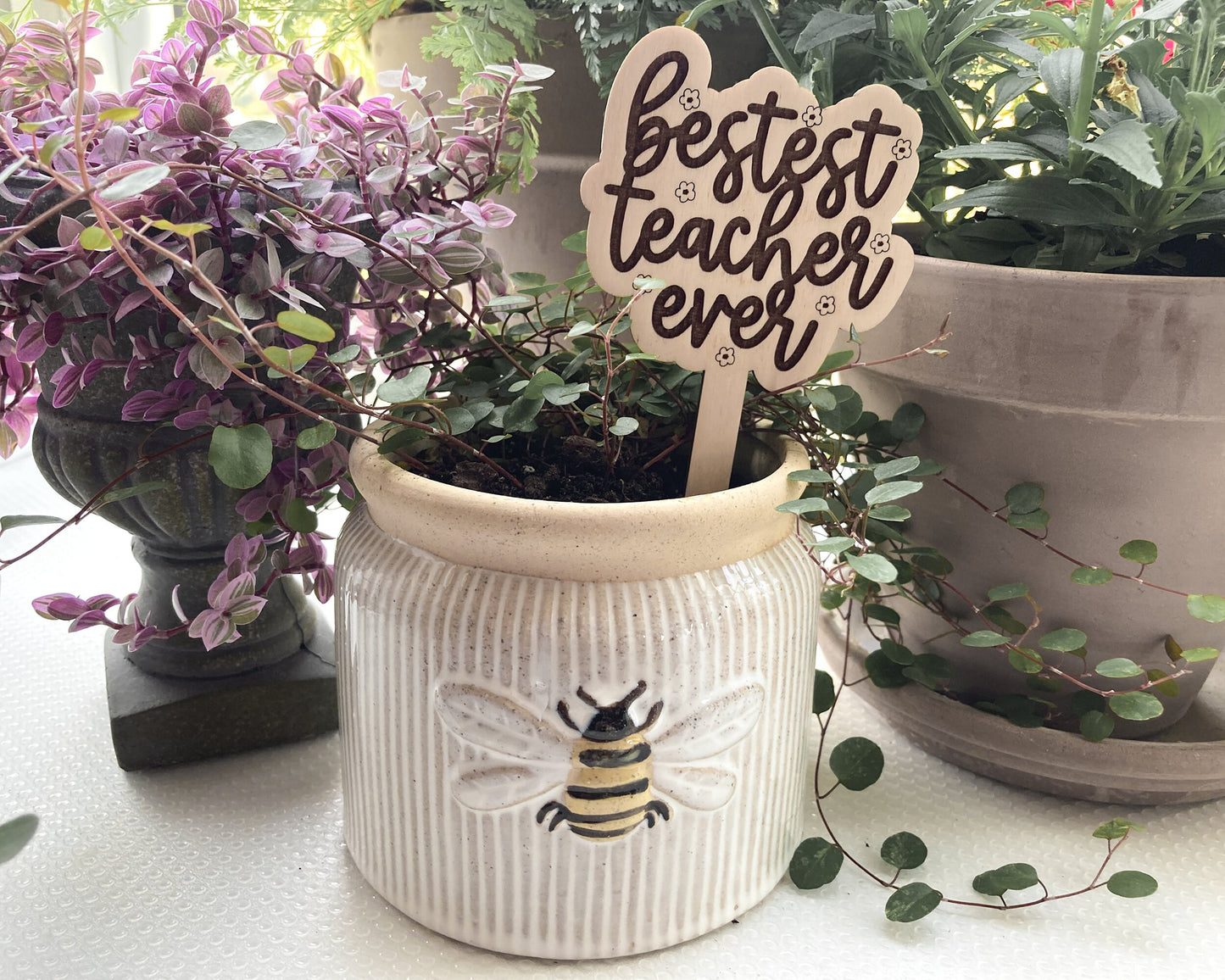 Personalized Teacher Bouquet Stick