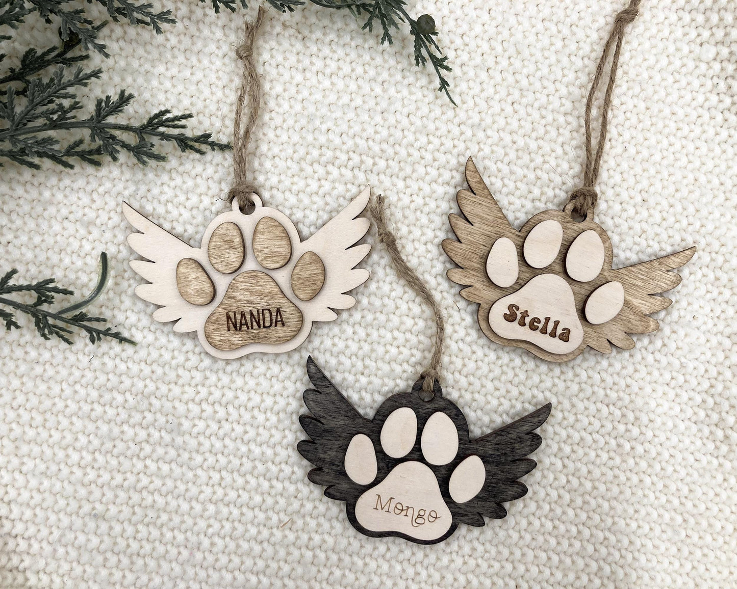 Personalized Pet Memorial Christmas Ornament