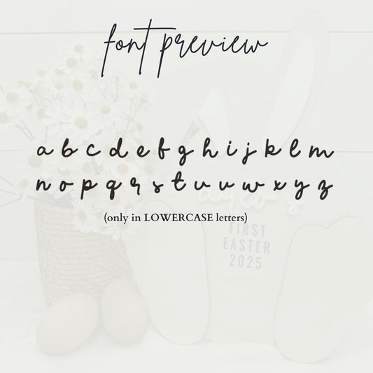 Personalized DIY Baby's First Easter Footprint Sign