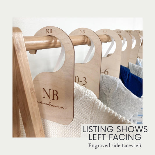 Baby Minimal Nursery Closet Dividers