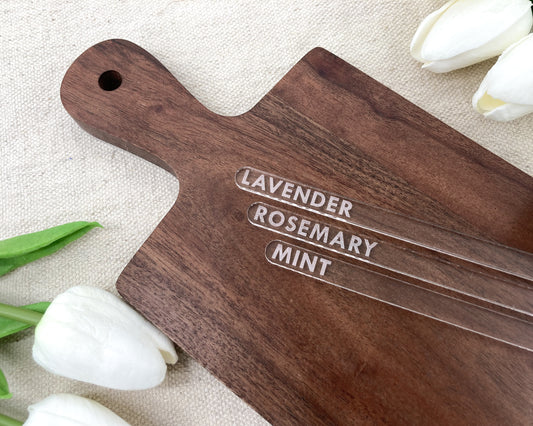 Clear Acrylic Plant Markers