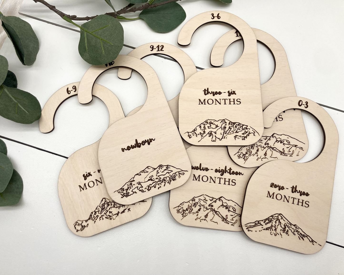 Mountain Baby Closet Dividers