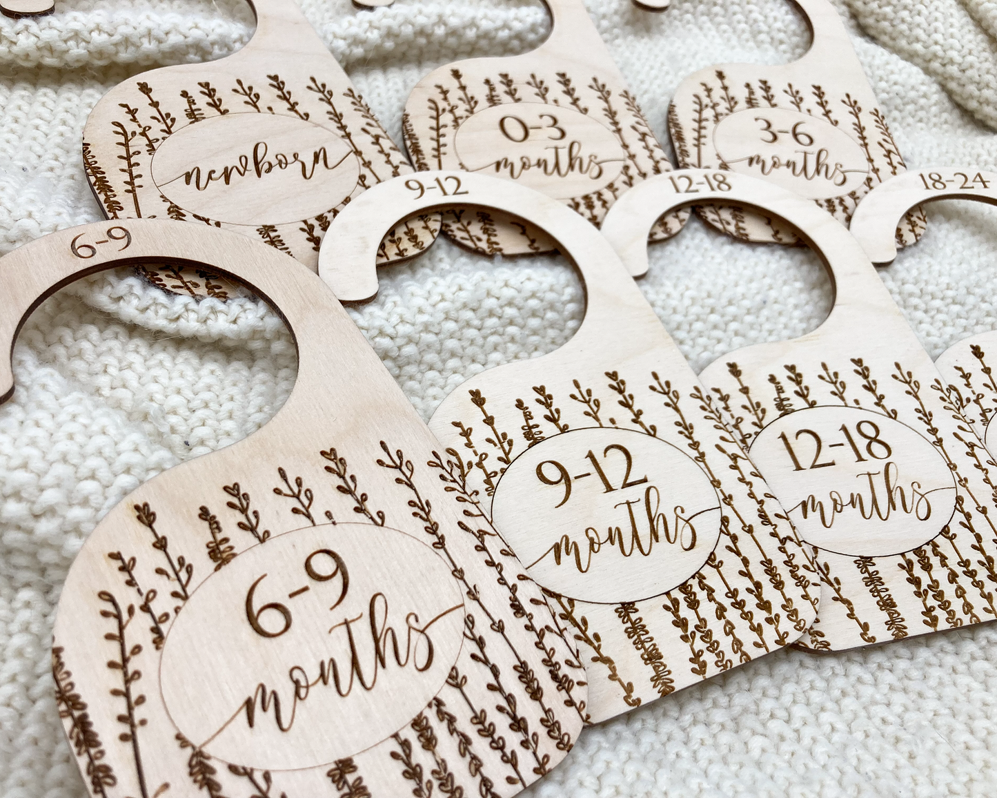 Floral Baby Closet Dividers