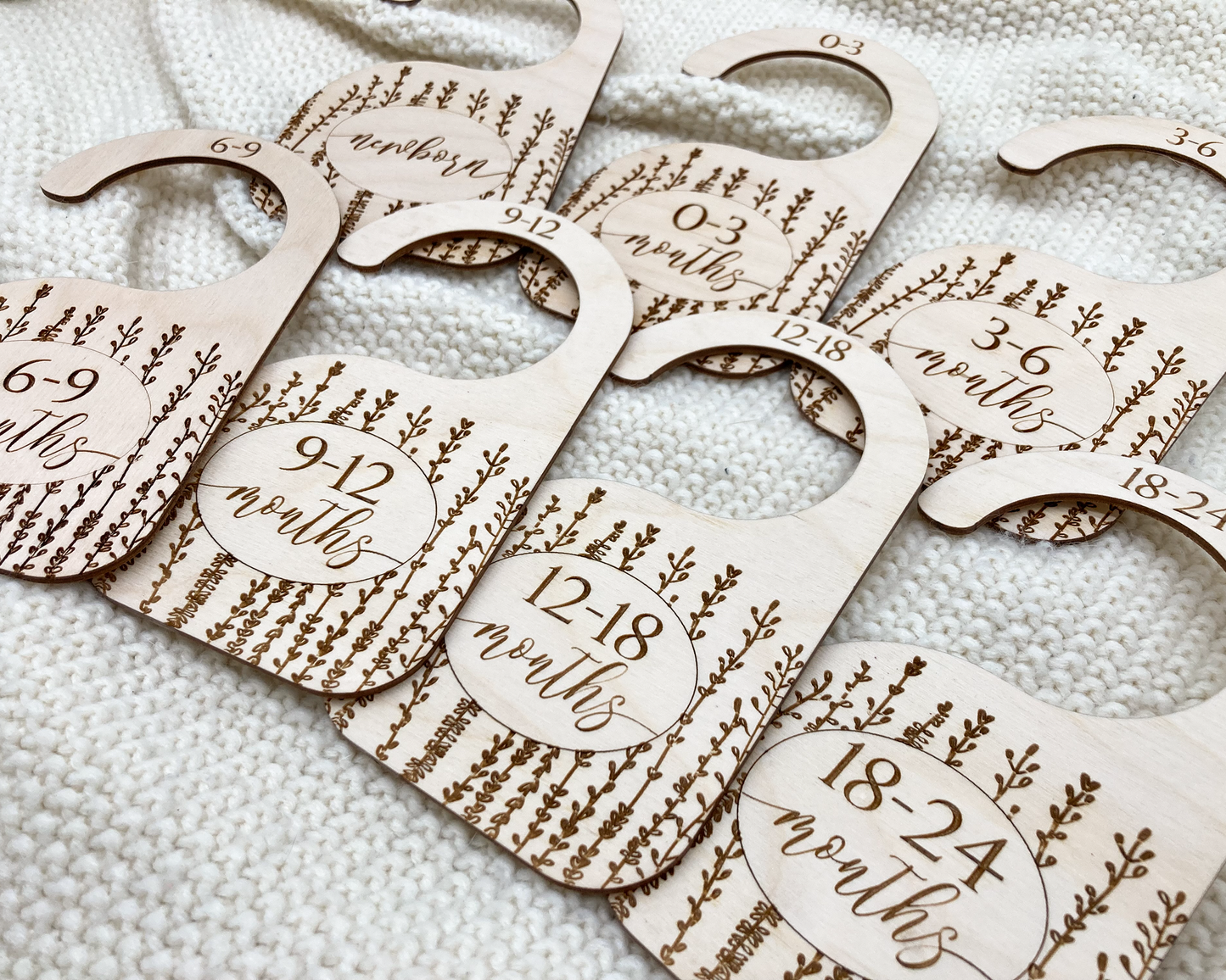 Floral Baby Closet Dividers